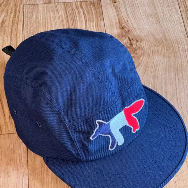 [BUNJANG] Maison Kitsuné Navy Blue Canvas Cap / 메종키츠네 네이비 블루 캠퍼 모자 52 Maison Kitsune