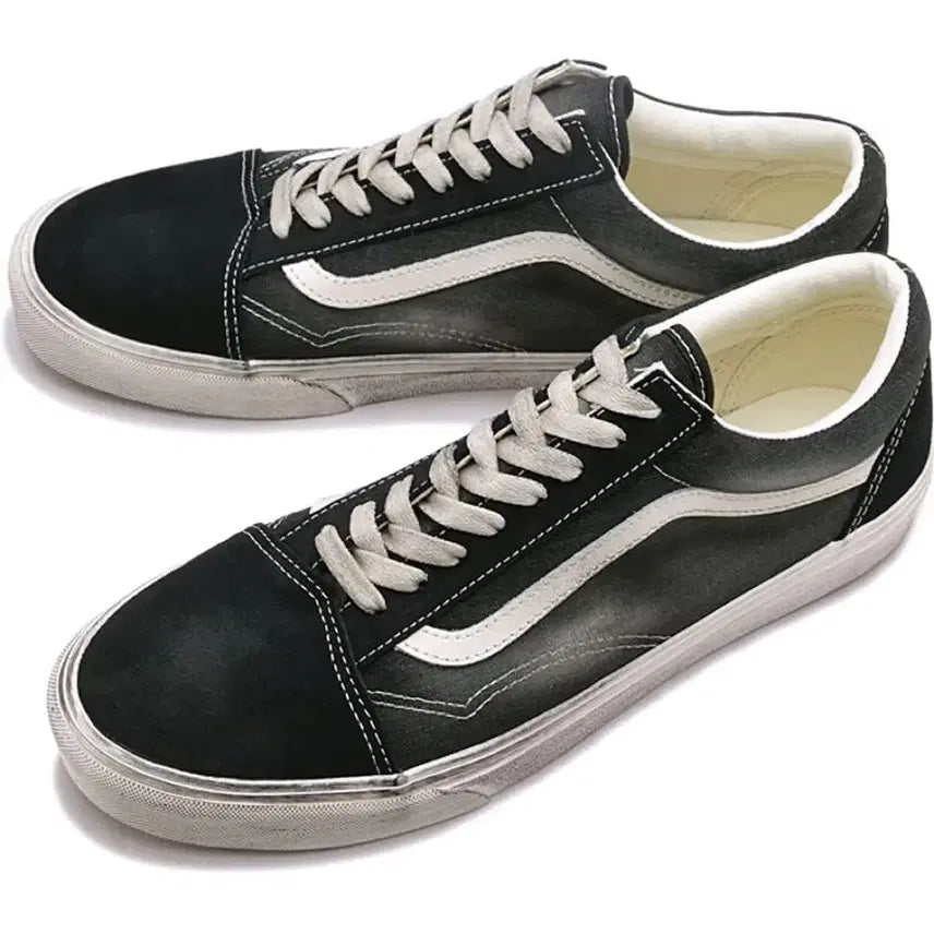 [BUNJANG] Vans Old Skool Wave Washed Black Sneakers / 반스 올드스쿨 웨이브 워시드 빈티지 워싱 블랙 280