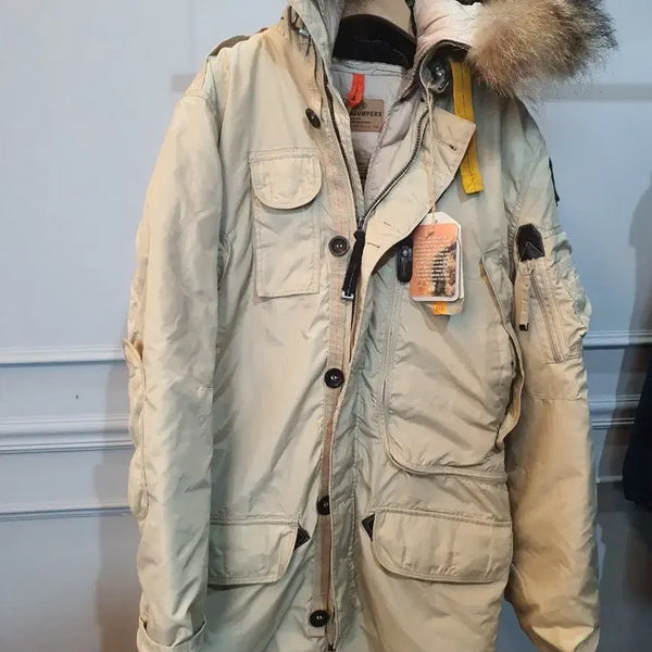 [BUNJANG] Parajumpers Kodiak Down Jacket Beige Men's XL / 파라점퍼스 코디악 패딩 베이지색 남자 XL