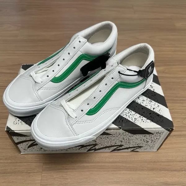 [BUNJANG] Vans Vault OG Style 36 LX Leather Green / 반스 볼트 OG 레더 가죽 스타일 36 LX 그린 280
