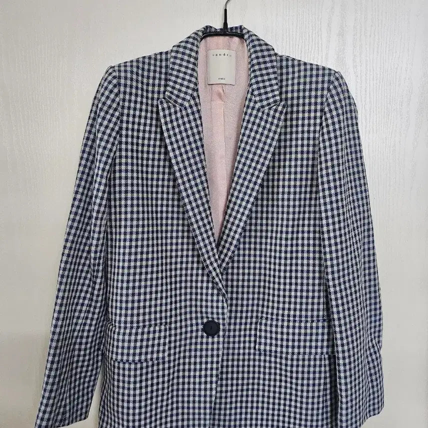 [BUNJANG] Sandro Check Pattern Jacket / 산드로 자켓