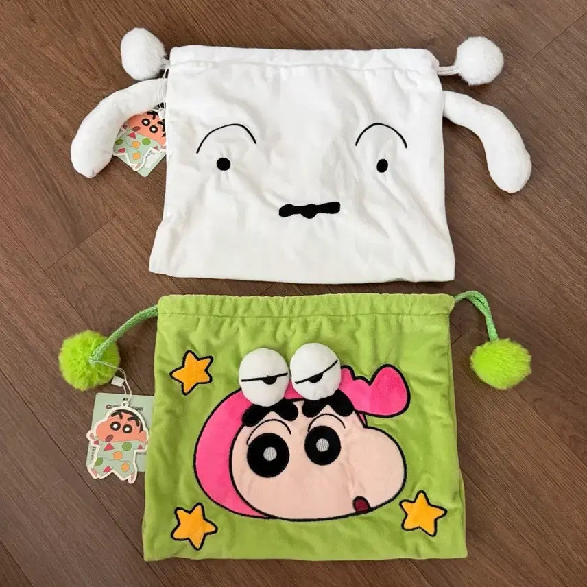 [BUNJANG] Crayon Shin-chan & Shiro Pouch Bundle Set / 짱구랑 흰둥이 파우치 일괄