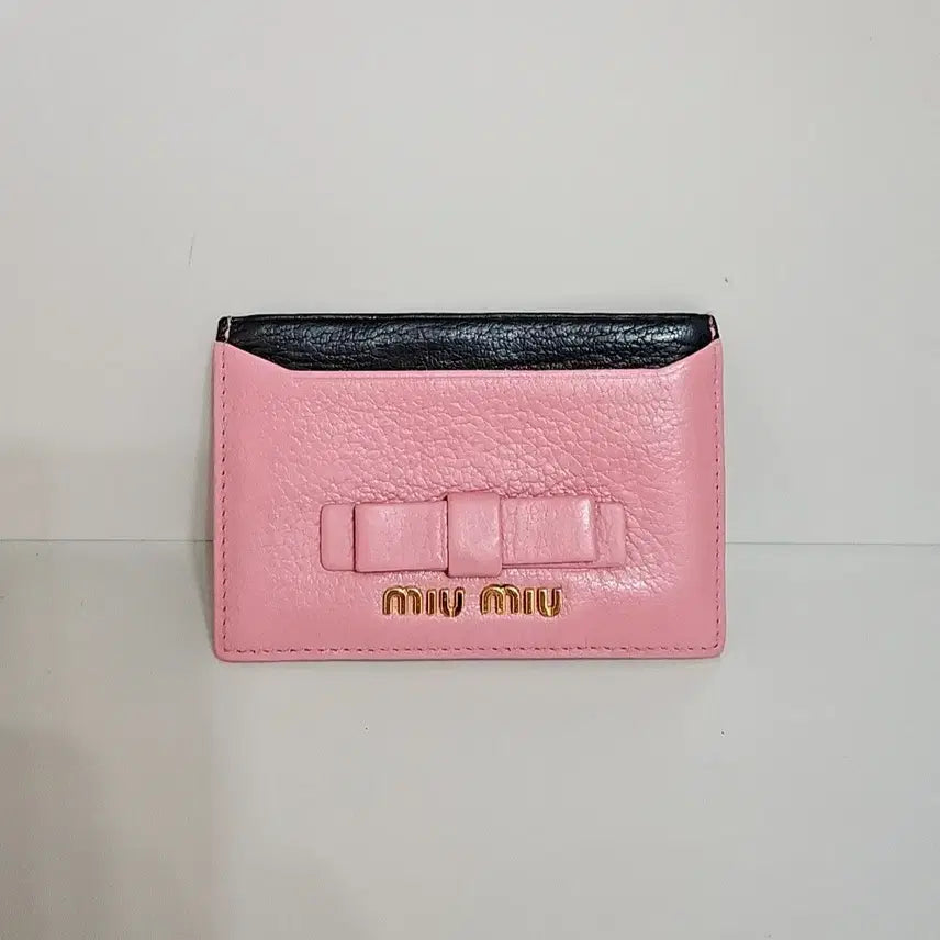 [BUNJANG] Miu Miu Ribbon Card Holder / 미우미우 정품 리본 카드지갑