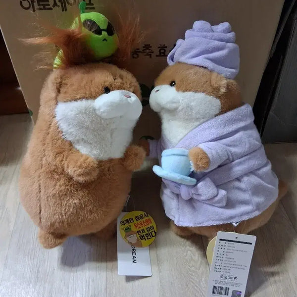 [BUNJANG] Osososo Alien Hocance Plush Set / 오소우소짱 외계인 호캉스 봉제인형 2개일괄(무료배송)