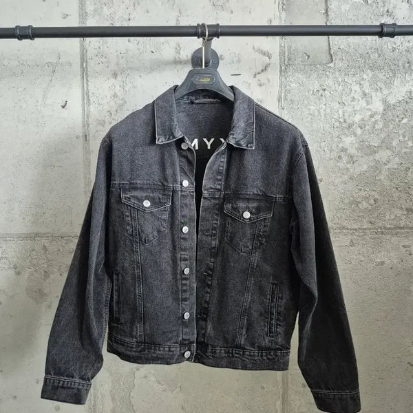 [BUNJANG] Xexymix Black Denim Jacket / XEXYMIX 블랙 데님 자켓