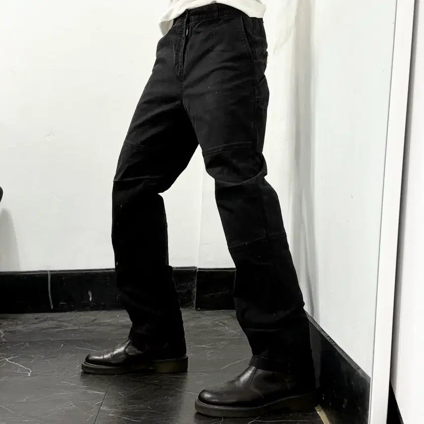 [BUNJANG] Dolce & Gabbana Double Knee Carpenter Pants Black / 돌체앤가바나 더블니 워크 카펜터 팬츠