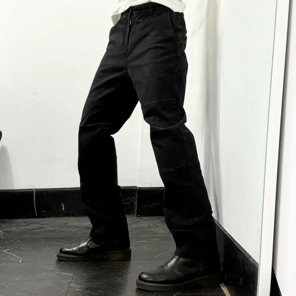 [BUNJANG] Dolce & Gabbana Double Knee Carpenter Pants Black / 돌체앤가바나 더블니 워크 카펜터 팬츠