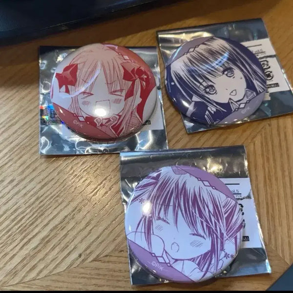 [BUNJANG] Character Transformations (Shugo Chara!) Original Can Badge Bundle Set / 희귀매물 캐릭캐릭체인지 캐캐체 원작 캔뱃지 캔배지 시우 시아 유이 일괄
