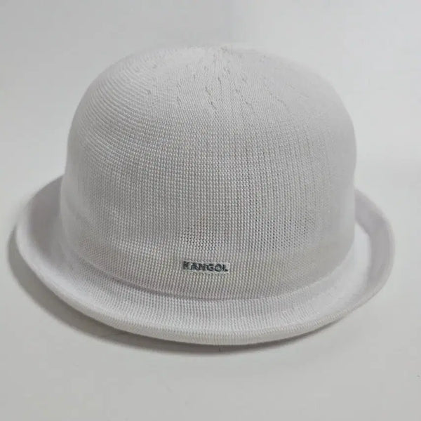 [BUNJANG] Kangol Knit Bucket Hat White (Sealed) / [미개봉/새상품] 정품 캉골 니트 버킷햇 화이트 (택 있음)