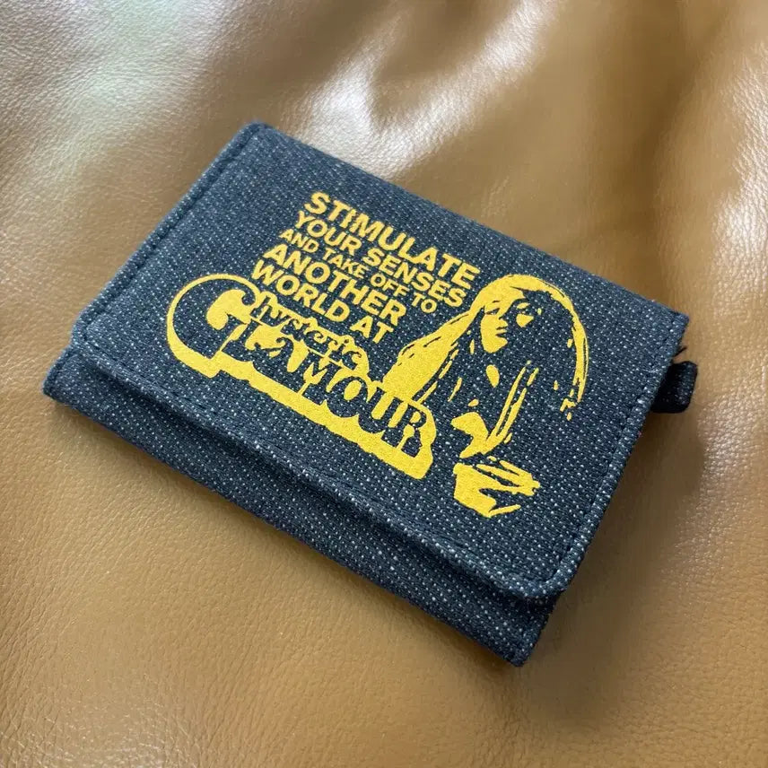 [BUNJANG] Hysteric Glamour Denim Card Case Wallet / 히스테릭글래머 데님 카드 케이스 월렛 지갑