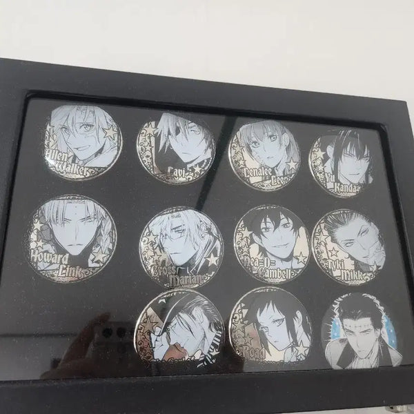 [BUNJANG] D.Gray-man Jump Shop Badge Full Set + Chibi Version / 디그레이맨 점프샵 백은뱃지 풀세트+중프샵티키