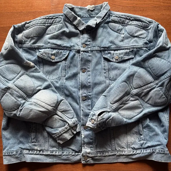 [BUNJANG] Adidas x Yeezy Padded Denim Jacket Blue / XXL 이지 x 갭 패디드 데님 자켓 블루