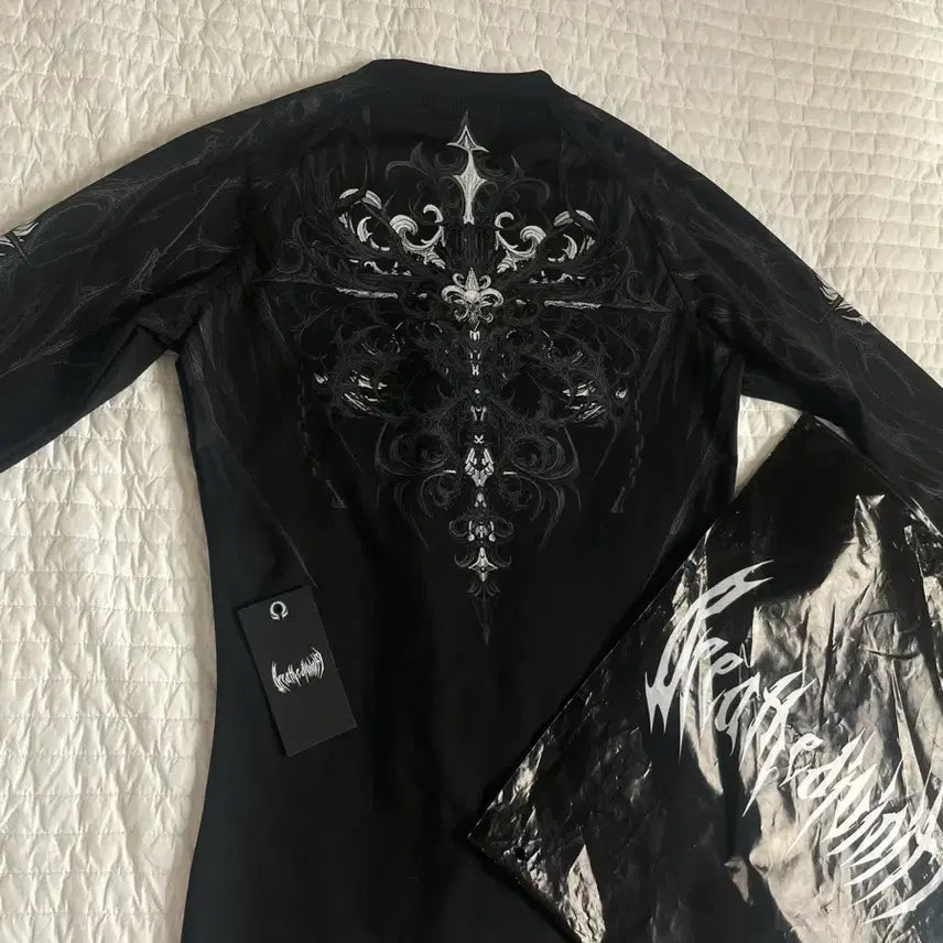 [BUNJANG] Breathedivinity Long Sleeve Comp Black L Size / { L size } breathedivinity 브레드디비니티 롱슬리브 컴프 블랙