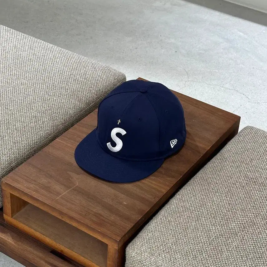 [BUNJANG] Supreme Blue Gold Cross S Logo Cap / 슈프림 블루 골드 크로스 S 로고 캡