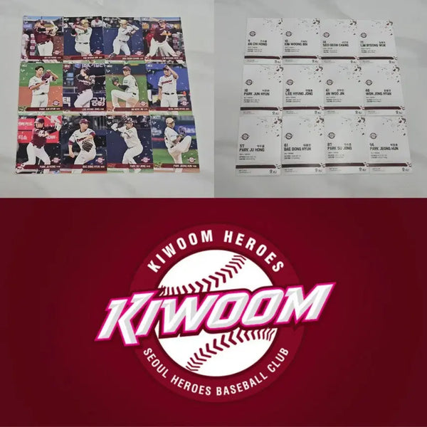 [BUNJANG] KBO Baseball Cards Plus Kiwoom Heroes Normal Complete Set (Includes Ahn Woo-jin, Seo Geon-chang, Bae Dong-hyun, Park Joon-hyun, Kim Woong-bin, etc.) / [풀세트] KBO카드 플러스 키움 베이스 노멀 전체 (안우진 서건청 배동현 박준현 김웅빈 등)