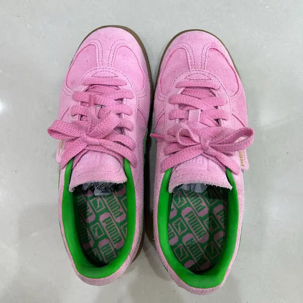 [BUNJANG] Puma Palermo Pink Green 235 / 푸마 팔레르모 핑크 초록 235 (상태 좋음)