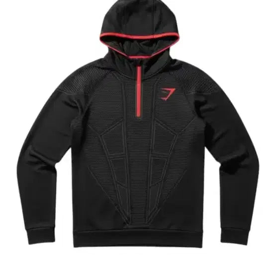 [BUNJANG] Gymshark Onyx V1 Hoodie Red / 짐샤크 오닉스v1 후드 s 레드