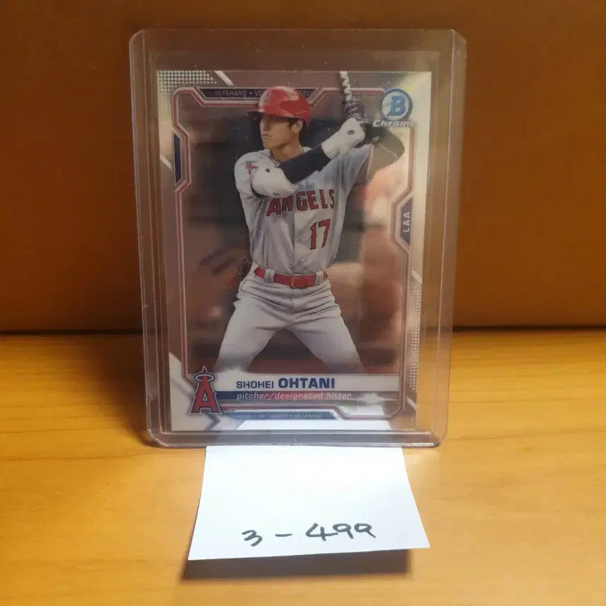 [BUNJANG] Topps Bowman Chrome Shohei Ohtani Baseball Card / 탑스 바우만 크롬 오타니 야구카드