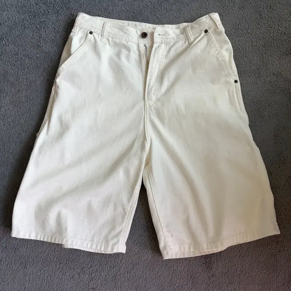 [BUNJANG] Macwoodgun White Bermuda Shorts / 맥우드건 화이트 버뮤다