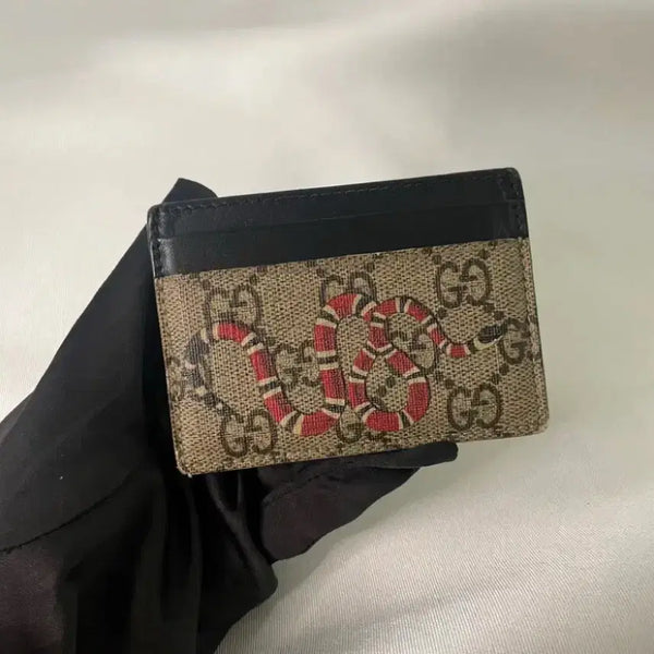 [BUNJANG] Gucci Snake GG Card Holder / 구찌 스네이크 GG 카드 지갑 판매 합니다 상태(A)