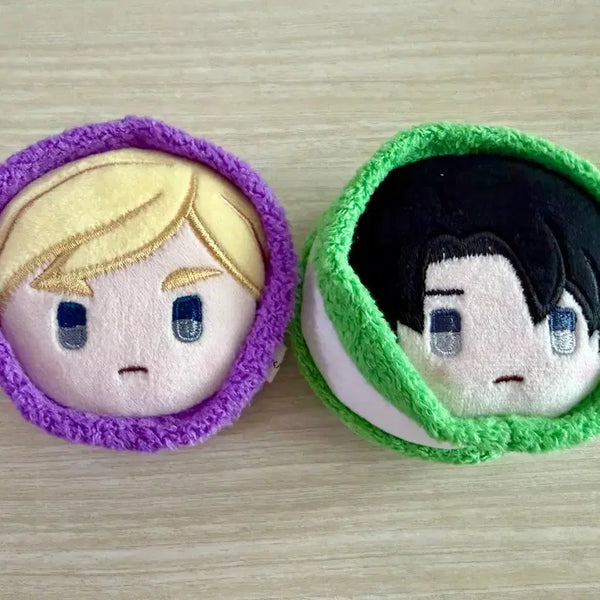 [BUNJANG] Attack on Titan Erwin & Levi Macaron Plush Bundle / 진격의 거인 엘빈, 리바이 마카롱 누이 일괄