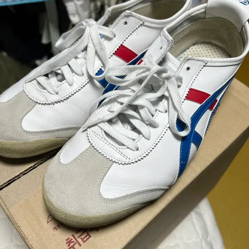 [BUNJANG] Onitsuka Tiger Mexico 66 White/Blue / 282.5 오니츠카타이거즈 멕시코 66 화이트/블루