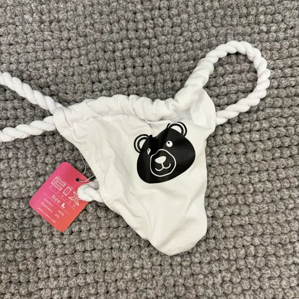 [BUNJANG] Bear Print Fundoshi Style Men's Underwear / 곰돌이 훈도시 남자팬티