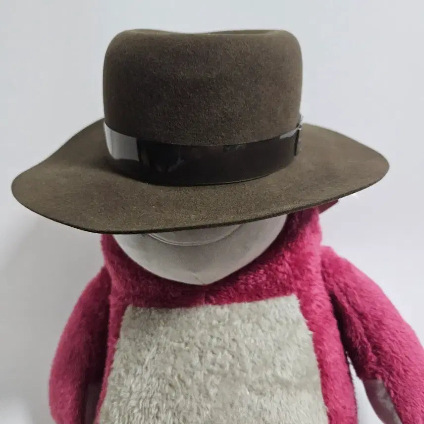 [BUNJANG] Kangol Trans Saxon Wool 100% Fedora Floppy Hat (Khaki/Brown) / [M] 캉골 Trans Saxon 울 100% 페도라 플로피햇 (카키/브라운)