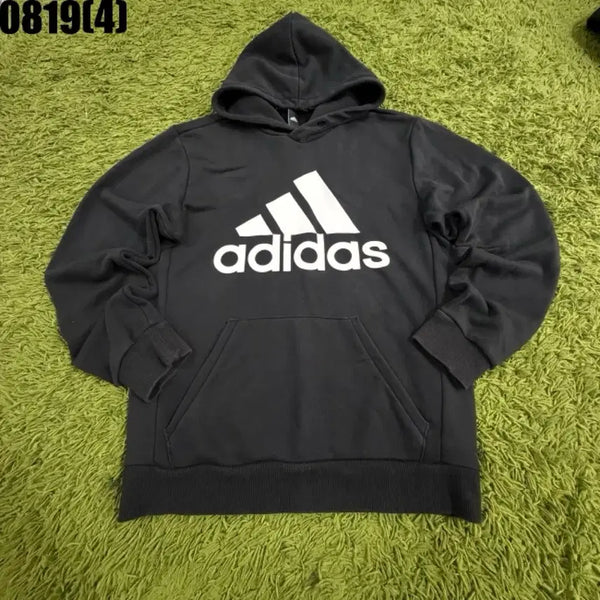 [BUNJANG] Adidas Big Logo Hoodie Black / 아디다스 빅로고 후드티 블랙 0819