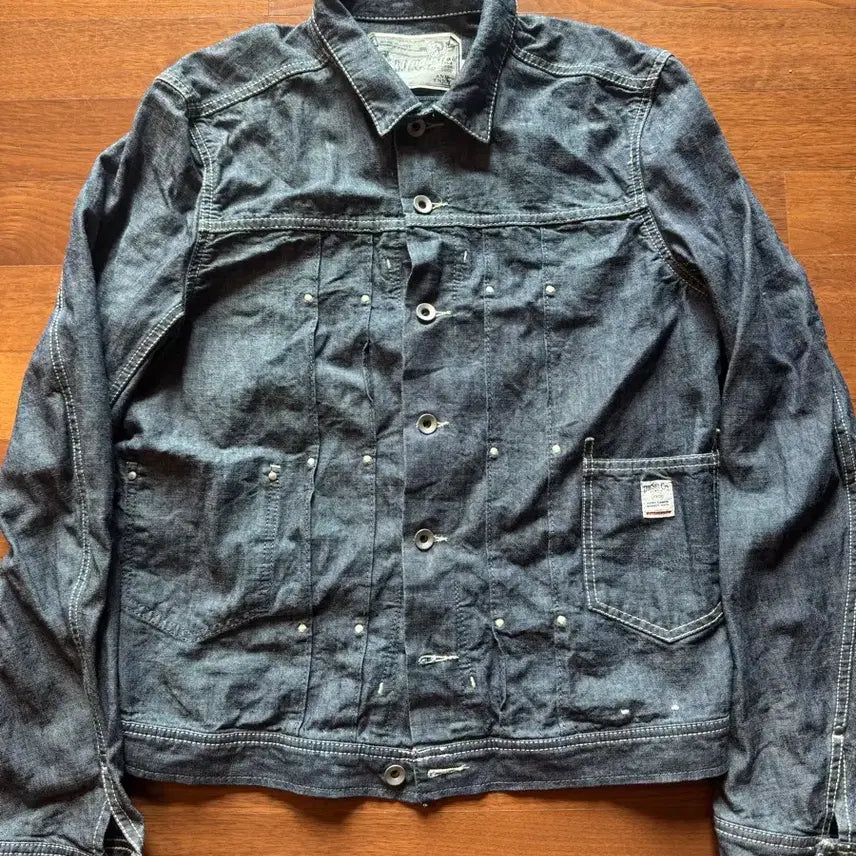 [BUNJANG] Diesel Textured Pattern Denim Jacket / L 디젤 텍스처 패턴 데님 청자켓