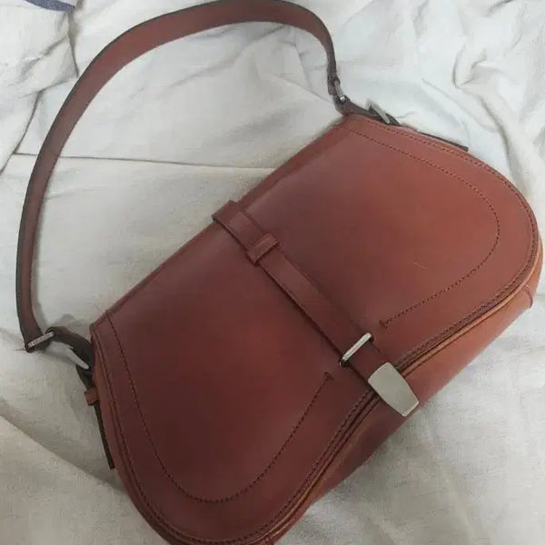 [BUNJANG] Prada Genuine Leather Shoulder Bag Brown / 프라다 정품 가죽 숄더백 브라운