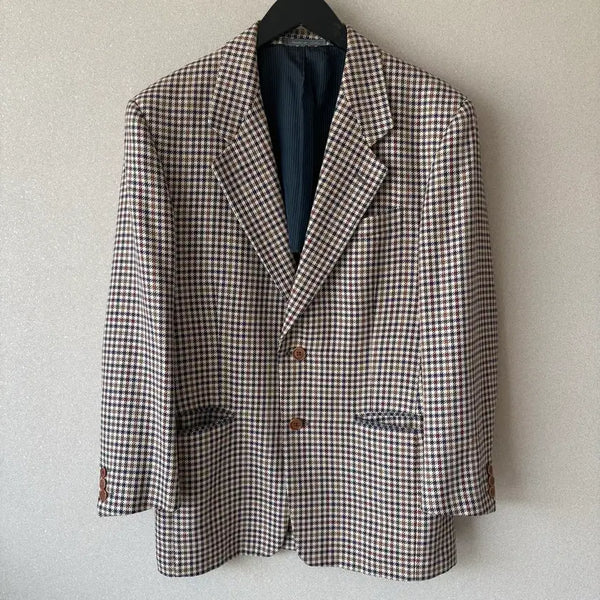 [BUNJANG] Ferragamo Check Pattern Jacket / [정품] Ferragamo 페라가모 체크 패턴 자켓