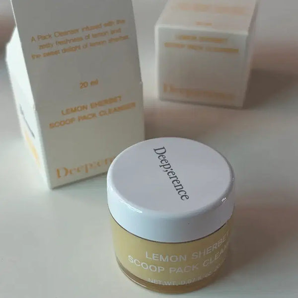 [BUNJANG] Deepufrance Scoop Pack Cleanser 20ml (Lemon / Tomato) / 딥퍼랑스 스쿱 팩 클렌저 20ml 레몬 / 토마토