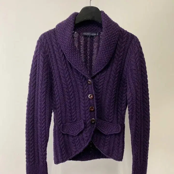[BUNJANG] Vintage Ralph Lauren Wool Knit Jacket / 빈티지 RALPH LAUREN 울 니트 자켓
