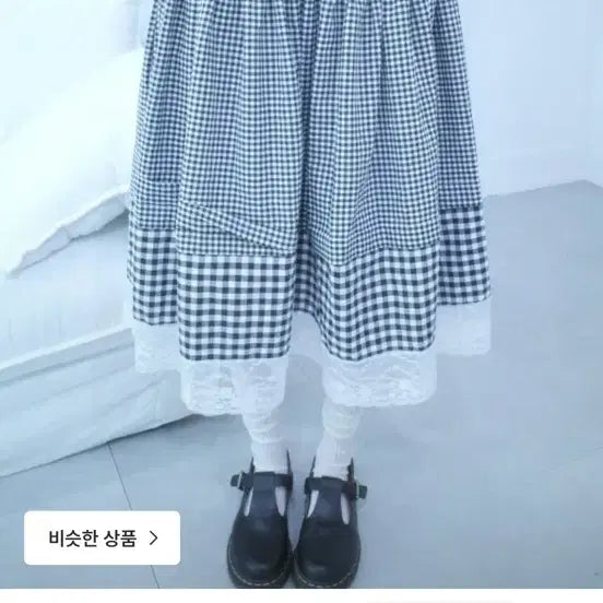 [BUNJANG] Miyorang Miko Check Skirt / 묘랑 미코 체크스커트