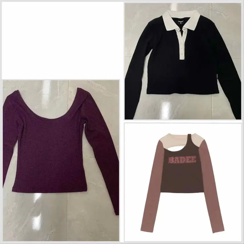 [BUNJANG] Sculptor Spunky Baddy Long Sleeve T-Shirts Bundle / 스컬프터 + 스펑키 + 배디 = 1만원