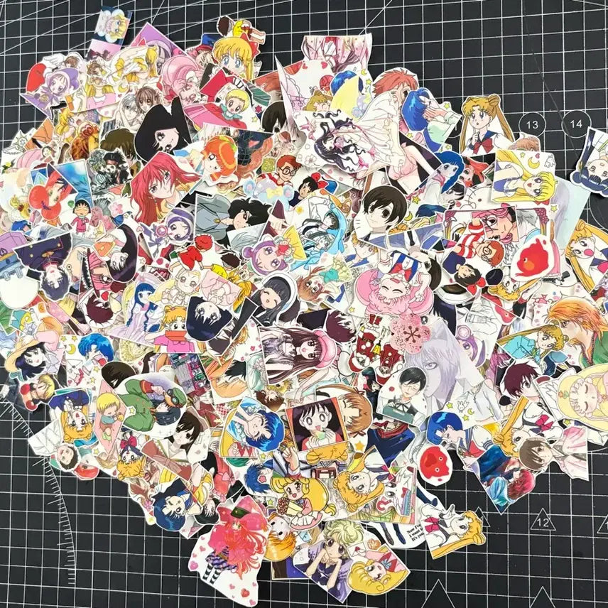[BUNJANG] Anime Character Sticker Cut Bundle Set / 애니 인스컷 일괄
