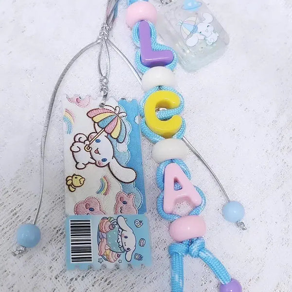 [BUNJANG] Handmade Initial Keychain Charm / 핸드메이드 이니셜키링