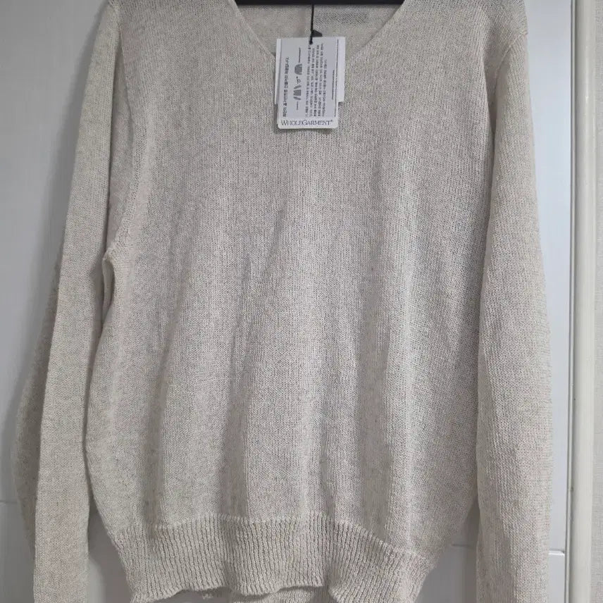 [BUNJANG] WHOLEGARMENT Knit Beige / WHOLEGARMENT 니트 베이지
