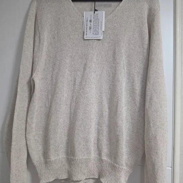 [BUNJANG] WHOLEGARMENT Knit Beige / WHOLEGARMENT 니트 베이지
