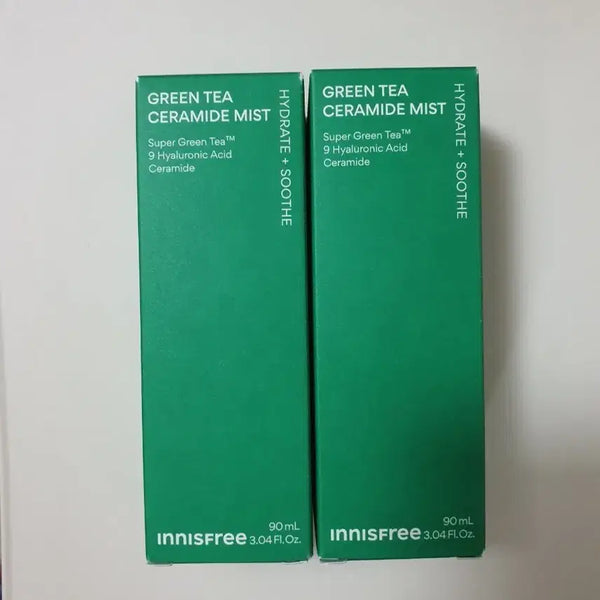 [BUNJANG] Innisfree Green Tea Ceramide Mist 90ml (2-piece Bundle) / 이니스프리 그린티 세라마이드 미스트 90ml 2개 일괄