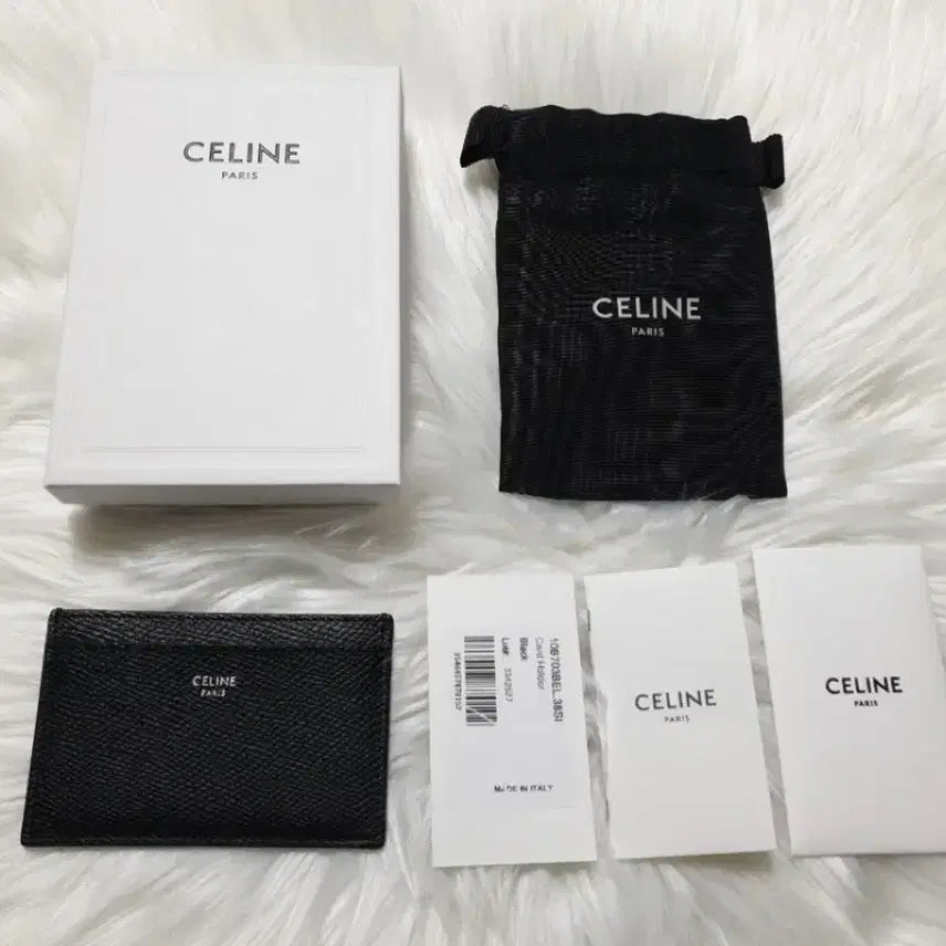[BUNJANG] Celine Genuine Card Wallet Black / 셀린느 카드지갑 정품 새상품 블랙