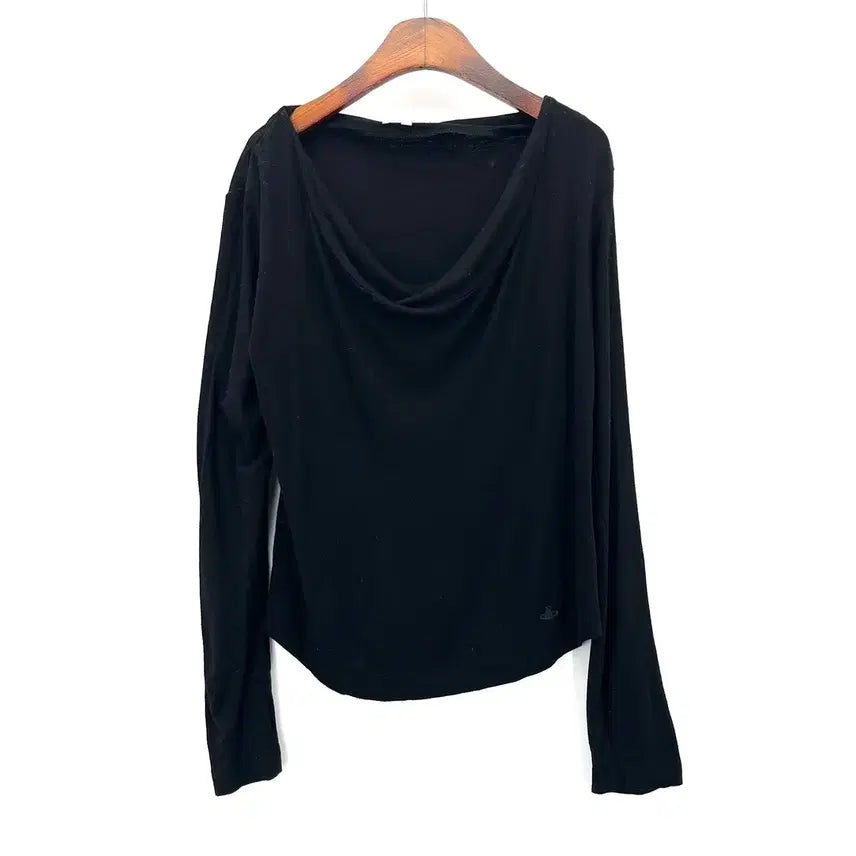[BUNJANG] Vivienne Westwood Red Label Drape Neck Long Sleeve / [Vivienne Westwood] 비비안웨스트우드 레드라벨 드레이프넥 롱슬리브