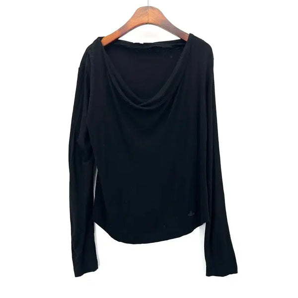 [BUNJANG] Vivienne Westwood Red Label Drape Neck Long Sleeve / [Vivienne Westwood] 비비안웨스트우드 레드라벨 드레이프넥 롱슬리브