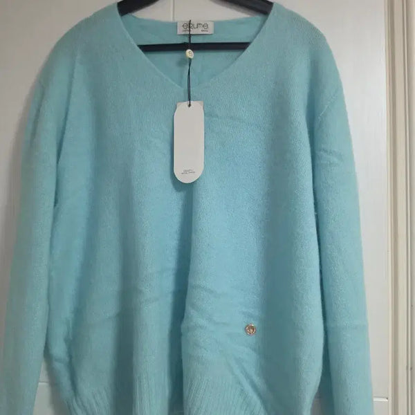 [BUNJANG] Etto Bell Sky Blue Knit / 에뜨벨 스카이블루 니트