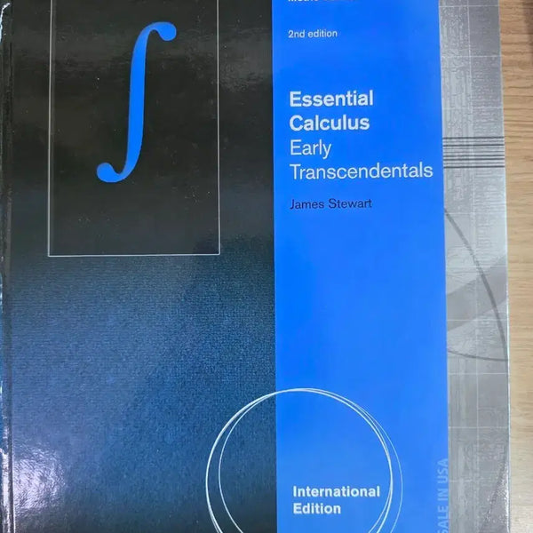 [BUNJANG] James Stewart Essential Calculus 2nd Edition / 제임스 스튜어트 Essential Calculus 2nd edition