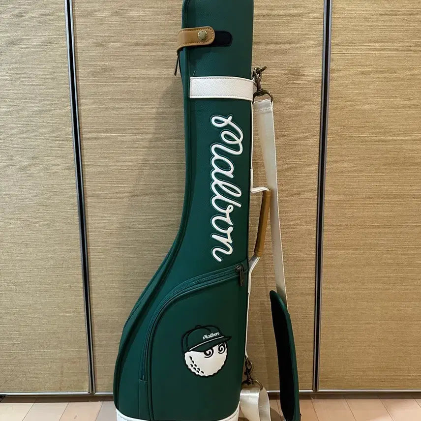 [BUNJANG] Malbon Golf Half Bag Green/White / 말본 하프백 골프 그린/화이트