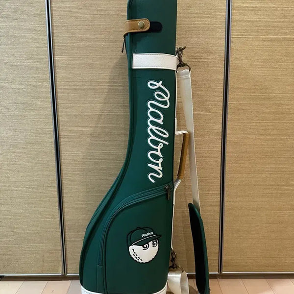 [BUNJANG] Malbon Golf Half Bag Green/White / 말본 하프백 골프 그린/화이트