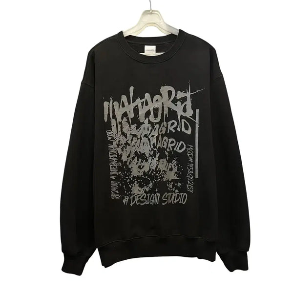 [BUNJANG] Mahagrid Big Logo Sweatshirt / 마하그리드 빅로고 맨투맨