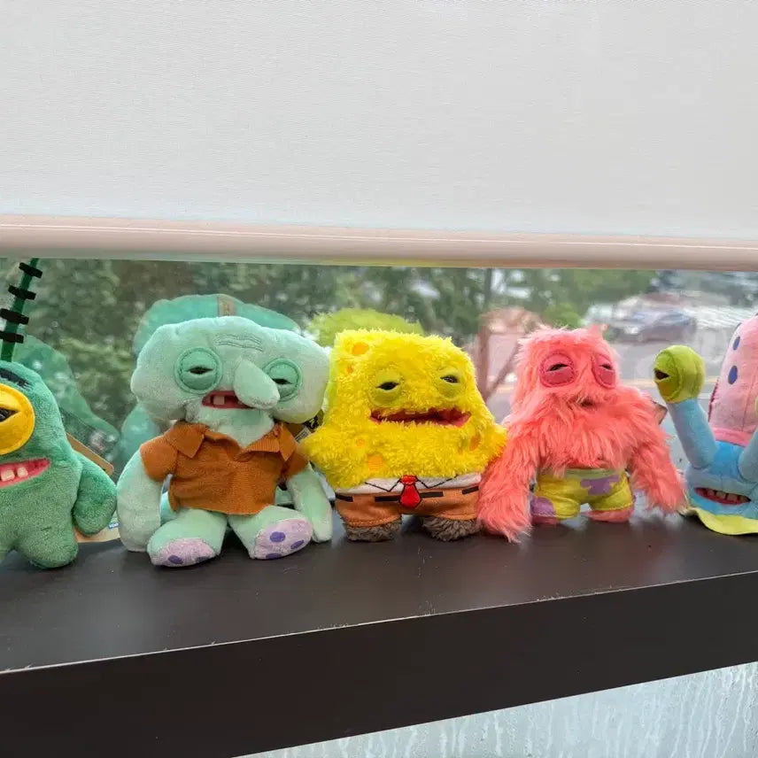 [BUNJANG] Fuggler SpongeBob SquarePants Character Bundle / 퍼글러 스펀지밥키링